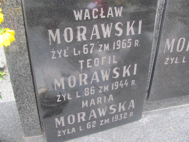 Maria Morawska 1904 Pułtusk św. Kostki - Grobonet - Wyszukiwarka osób pochowanych