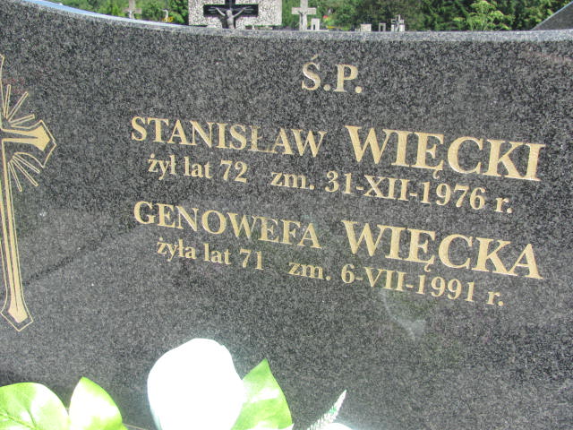 Stanisław Więcki 1904 Pułtusk św. Kostki - Grobonet - Wyszukiwarka osób pochowanych