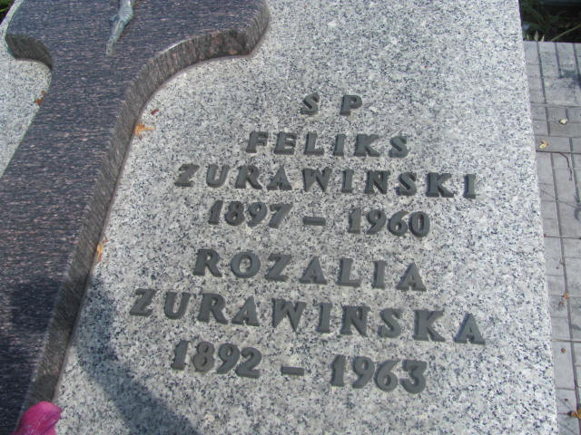 Rozalia Żurawińska 1892 Pułtusk św. Kostki - Grobonet - Wyszukiwarka osób pochowanych