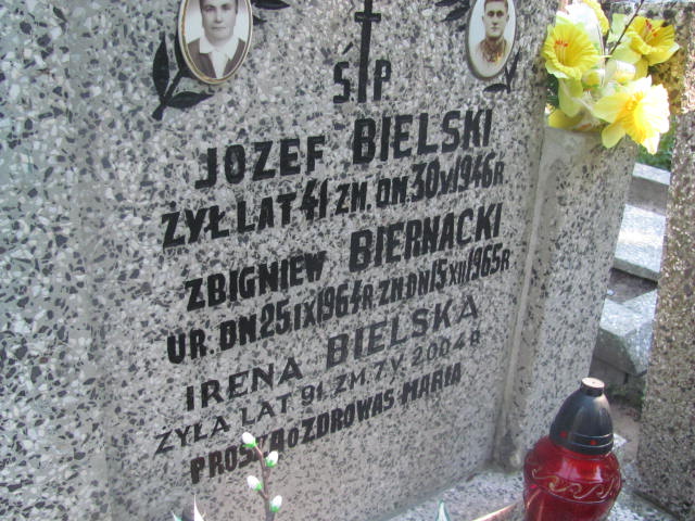 Zbigniew Biernacki 1964 Pułtusk św. Kostki - Grobonet - Wyszukiwarka osób pochowanych