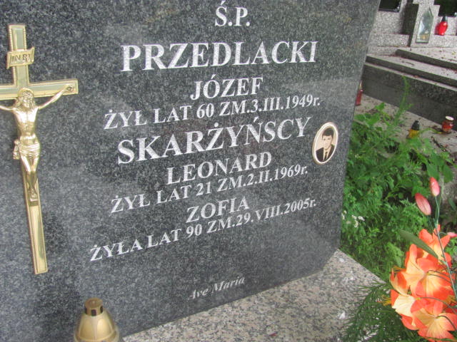 Leonard Skarżyński 1947 Pułtusk św. Kostki - Grobonet - Wyszukiwarka osób pochowanych