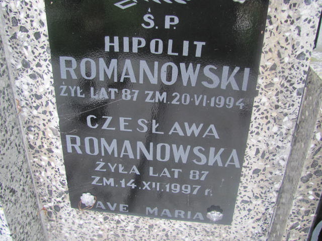 Jan Romanowski Pułtusk św. Kostki - Grobonet - Wyszukiwarka osób pochowanych