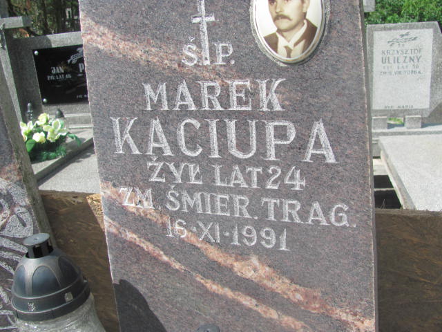 Marek Kaciupa 1967 Pułtusk św. Kostki - Grobonet - Wyszukiwarka osób pochowanych