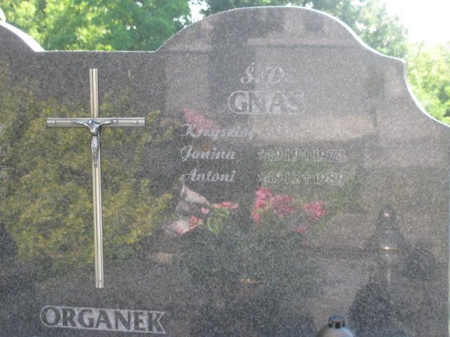 Janina Gnas 1919 Pułtusk św. Kostki - Grobonet - Wyszukiwarka osób pochowanych