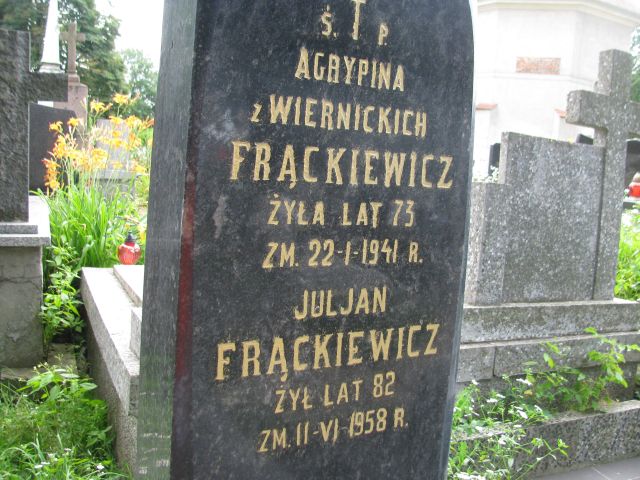 Karol Jan Frąckiewicz 1902 Pułtusk św. Kostki - Grobonet - Wyszukiwarka osób pochowanych
