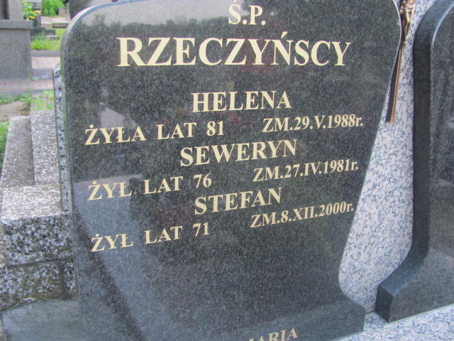 Seweryn Rzeczyński 1904 Pułtusk św. Kostki - Grobonet - Wyszukiwarka osób pochowanych