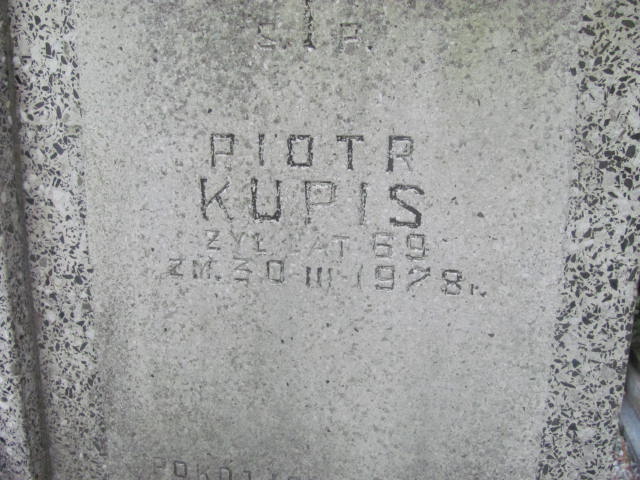 Marianna Kupis 1882 Pułtusk św. Kostki - Grobonet - Wyszukiwarka osób pochowanych
