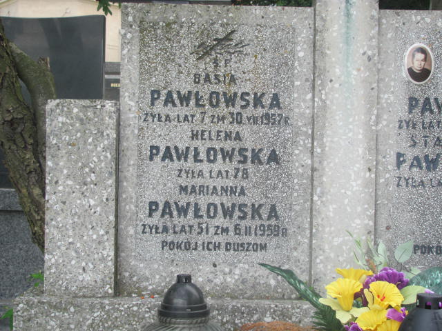 Helena Pawłowska 1884 Pułtusk św. Kostki - Grobonet - Wyszukiwarka osób pochowanych