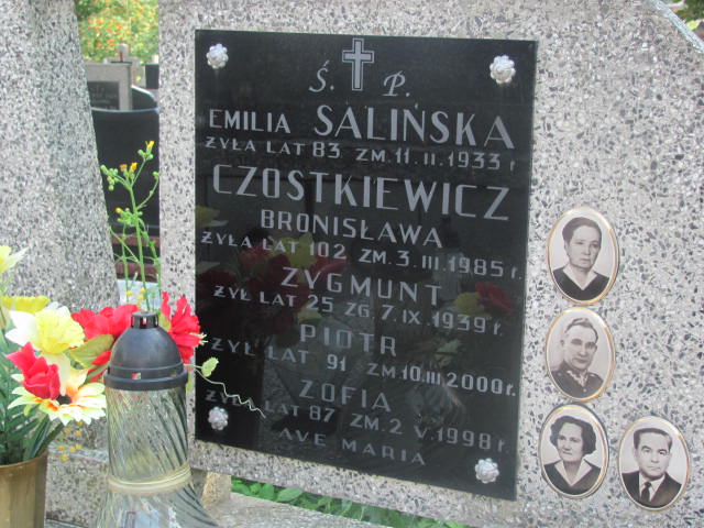 Piotr Czostkiewicz 1909 Pułtusk św. Kostki - Grobonet - Wyszukiwarka osób pochowanych