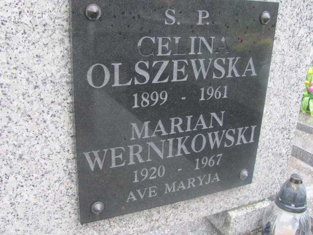 Marian Wernikowski 1920 Pułtusk św. Kostki - Grobonet - Wyszukiwarka osób pochowanych