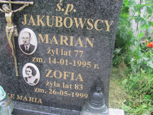 Marian Jakubowski 1917 Pułtusk św. Kostki - Grobonet - Wyszukiwarka osób pochowanych