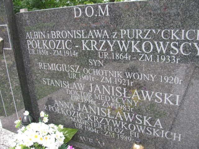 Anna Janisławska 1904 Pułtusk św. Kostki - Grobonet - Wyszukiwarka osób pochowanych
