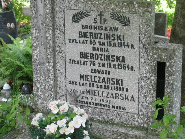 Zofia Mielczarska 1919 Pułtusk św. Kostki - Grobonet - Wyszukiwarka osób pochowanych