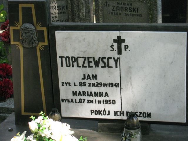 Jan Topczewski Pułtusk św. Kostki - Grobonet - Wyszukiwarka osób pochowanych