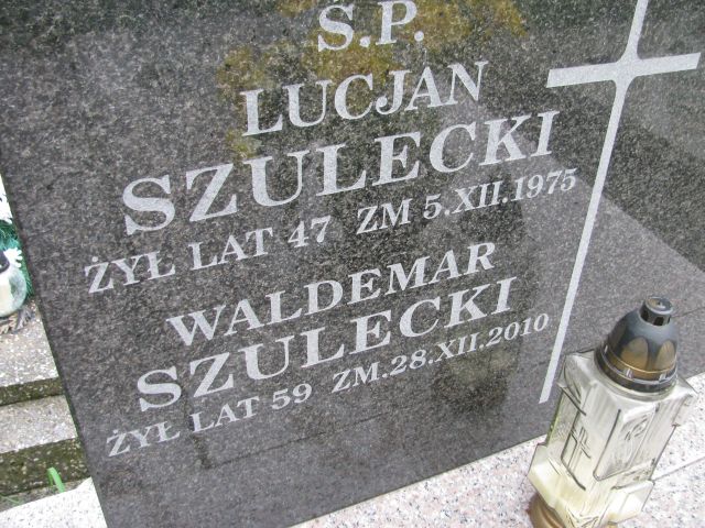 Lucjan Franciszek Szulecki 1928 Pułtusk św. Kostki - Grobonet - Wyszukiwarka osób pochowanych