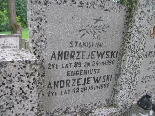 Stanisław Andrzejewski 1901 Pułtusk św. Kostki - Grobonet - Wyszukiwarka osób pochowanych