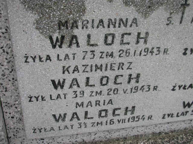 Zbigniew Waloch 1948 Pułtusk św. Kostki - Grobonet - Wyszukiwarka osób pochowanych