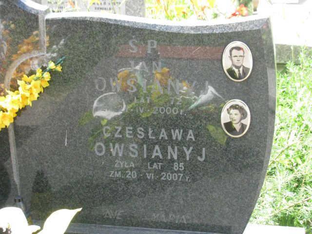 Jan Owsianyj Pułtusk św. Kostki - Grobonet - Wyszukiwarka osób pochowanych