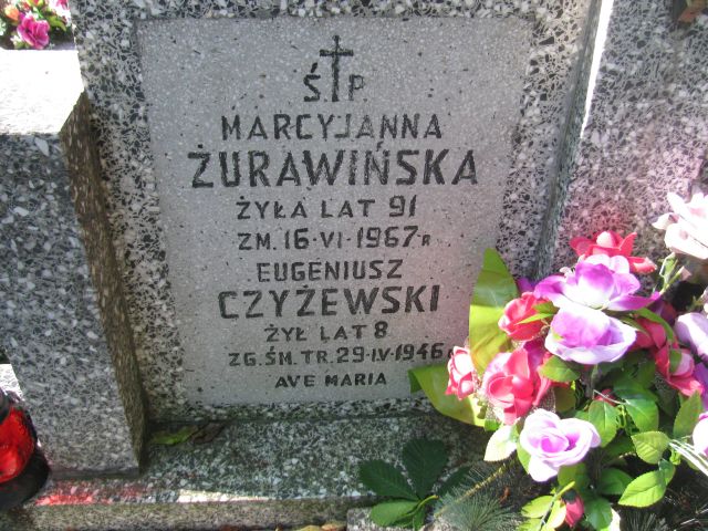 Marcjanna Grabowska Żurawińska 1887 Pułtusk św. Kostki - Grobonet - Wyszukiwarka osób pochowanych