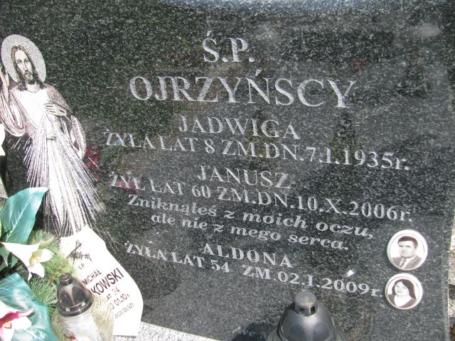 Jadwiga Ojrzyńska Pułtusk św. Kostki - Grobonet - Wyszukiwarka osób pochowanych