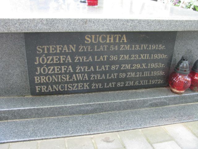 Franciszek Suchta 1890 Pułtusk św. Kostki - Grobonet - Wyszukiwarka osób pochowanych