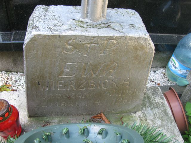 Ewa Wierzbicka 1961 Pułtusk św. Kostki - Grobonet - Wyszukiwarka osób pochowanych