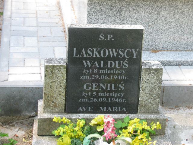 Waldemar Laskowski Pułtusk św. Kostki - Grobonet - Wyszukiwarka osób pochowanych